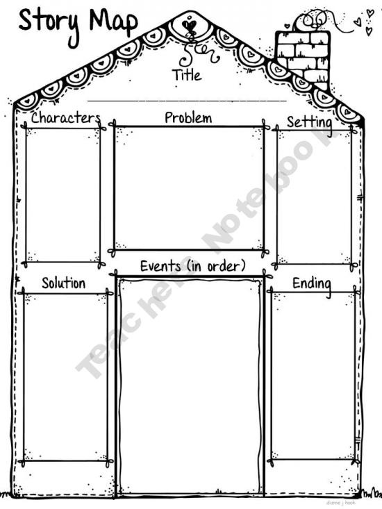 Halloween Story Map Graphic Organizer