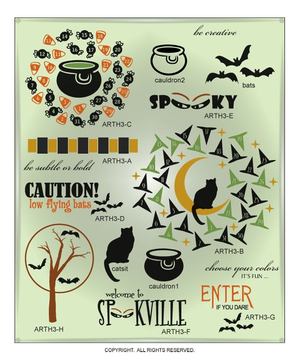 Halloween Word Art Graphic