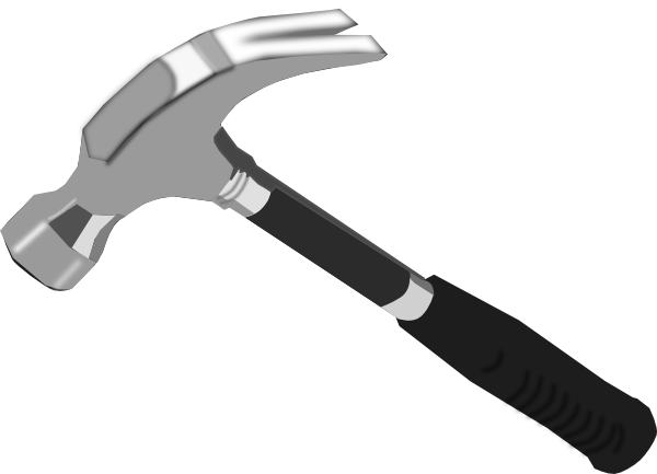 Hammer Clip Art Black and White