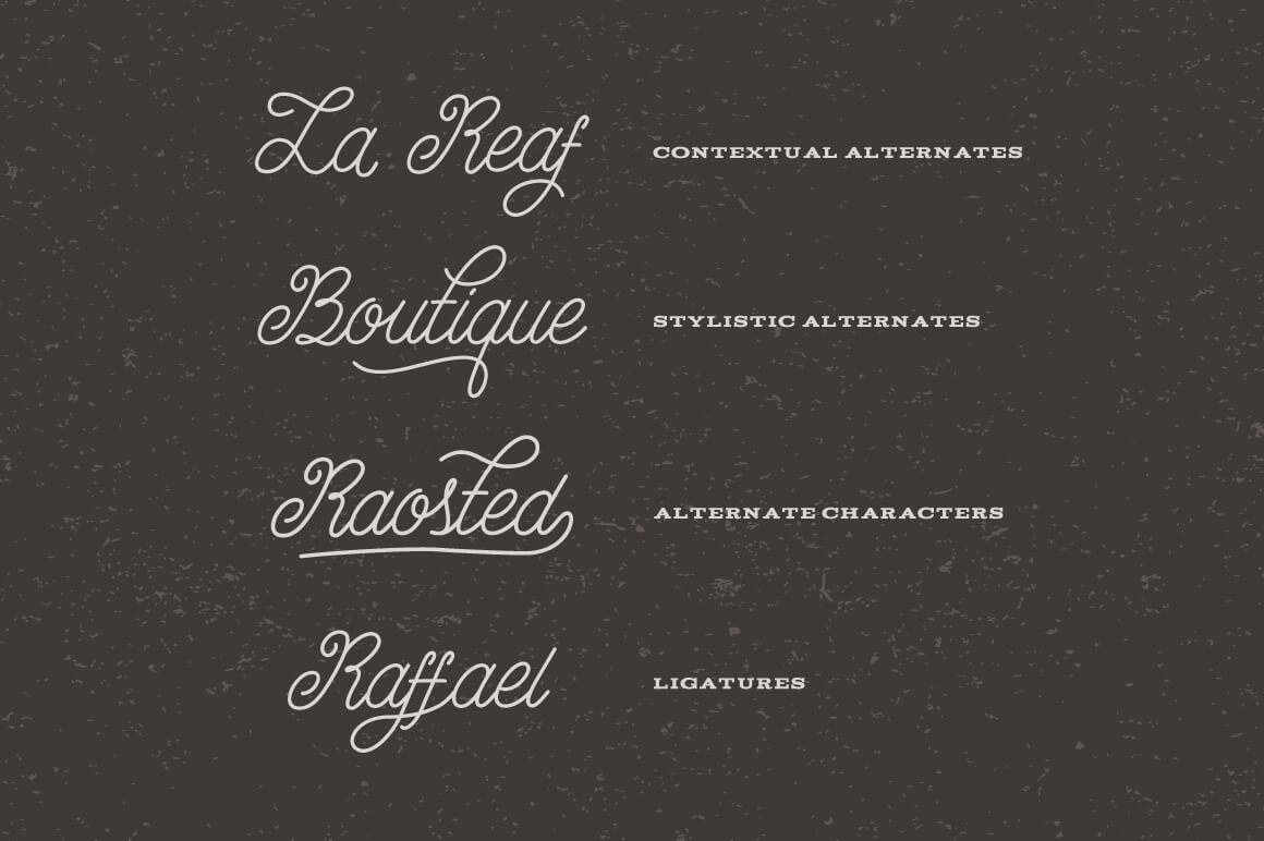 Hand Drawn Script Fonts