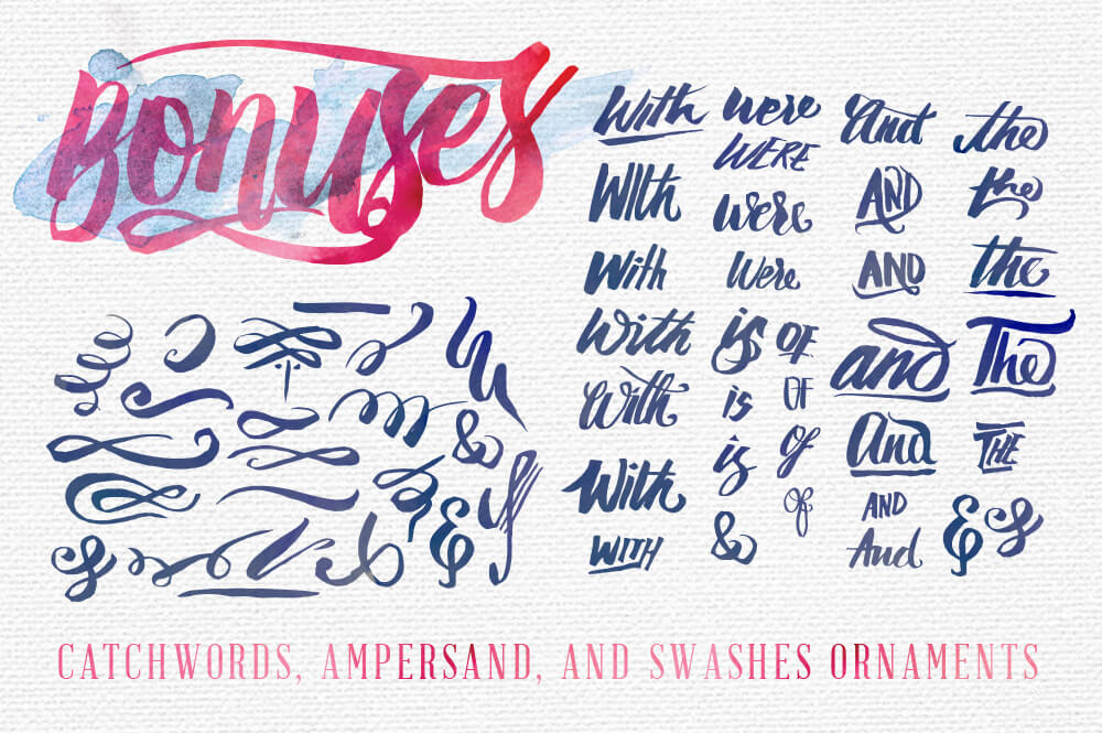 Hand Drawn Script Fonts