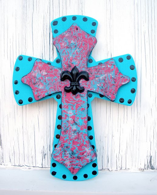 Hand Painted Wooden Crosses