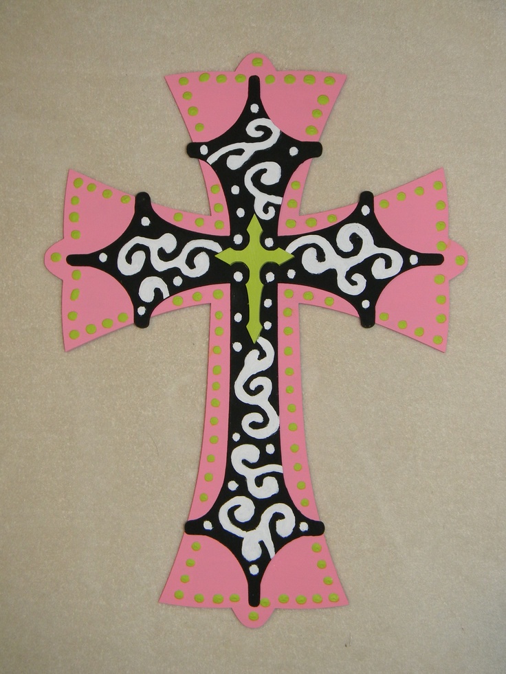 Hand Painted Wooden Crosses