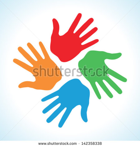 Hand Print Clip Art