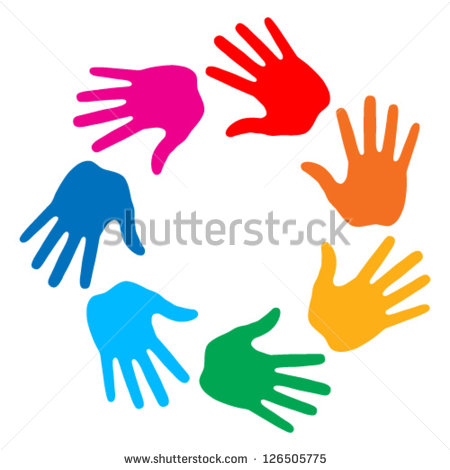 Hand Print Vector