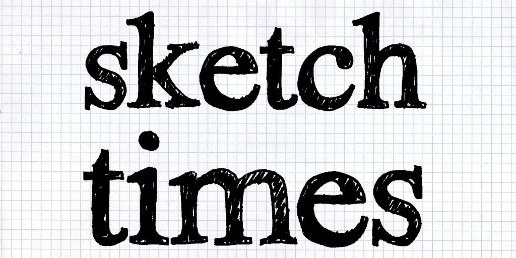 Hands Sketch Scribble Font