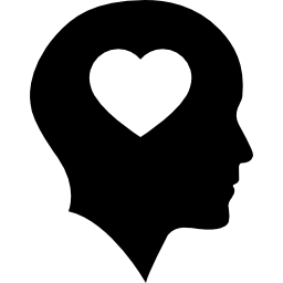 Heart Icon with Head