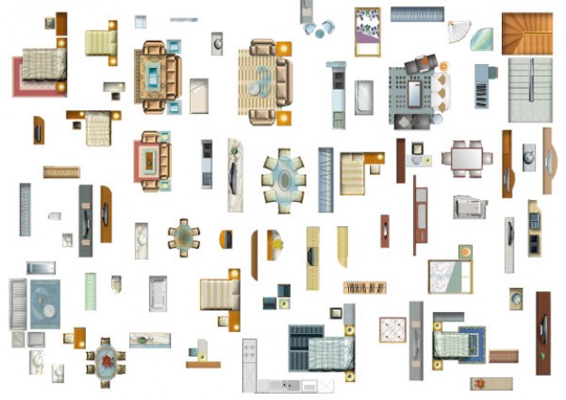 House Plan Furniture Templates