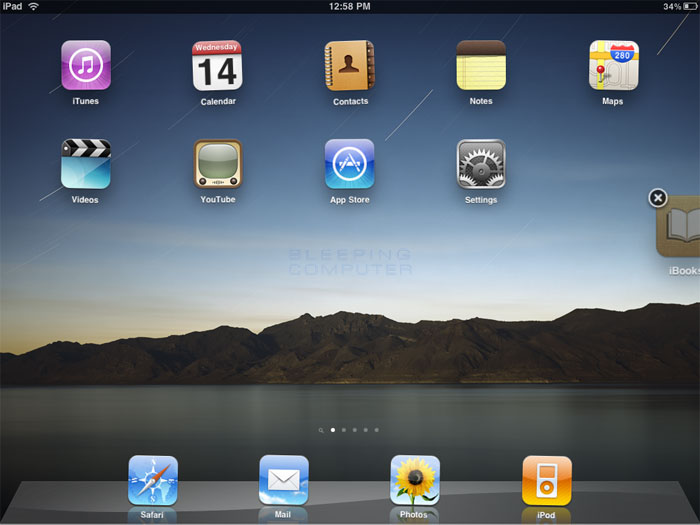 iPad Home Screen Icons