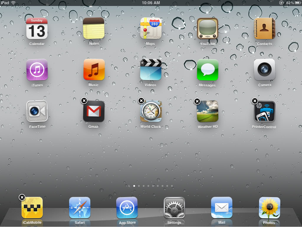 iPad Home Screen Icons