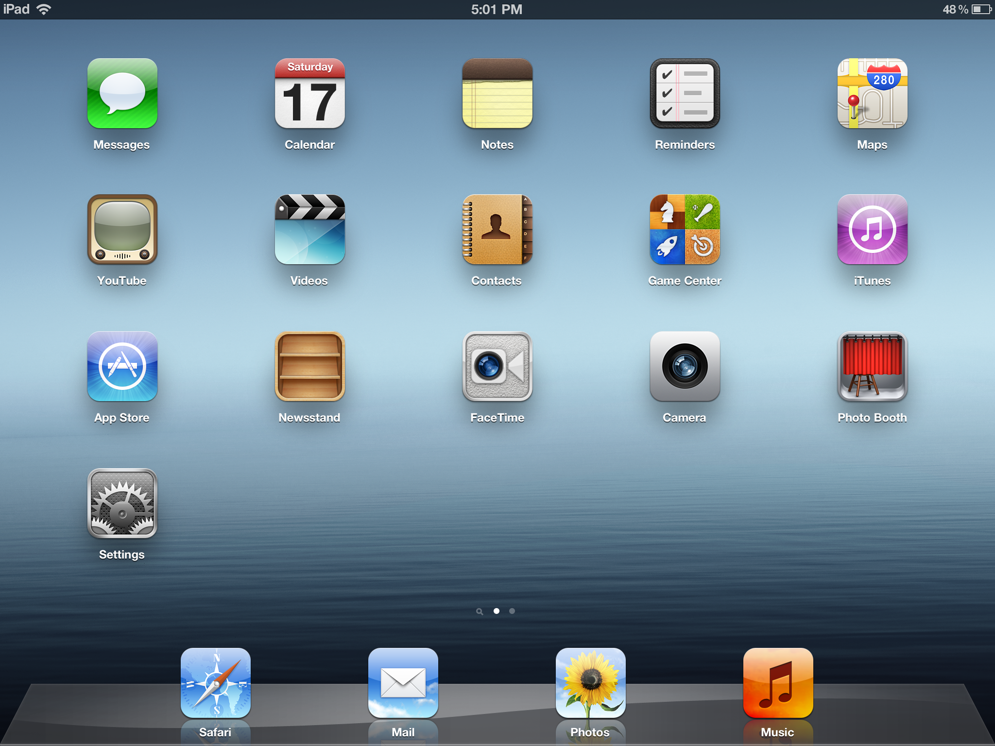 iPad Home Screen