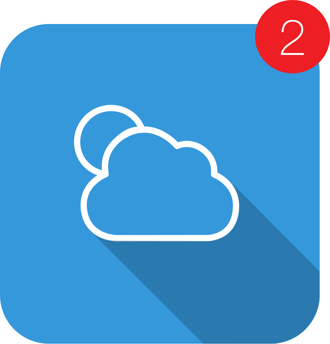 iPhone Weather App Icon iPhone Weather App Icon