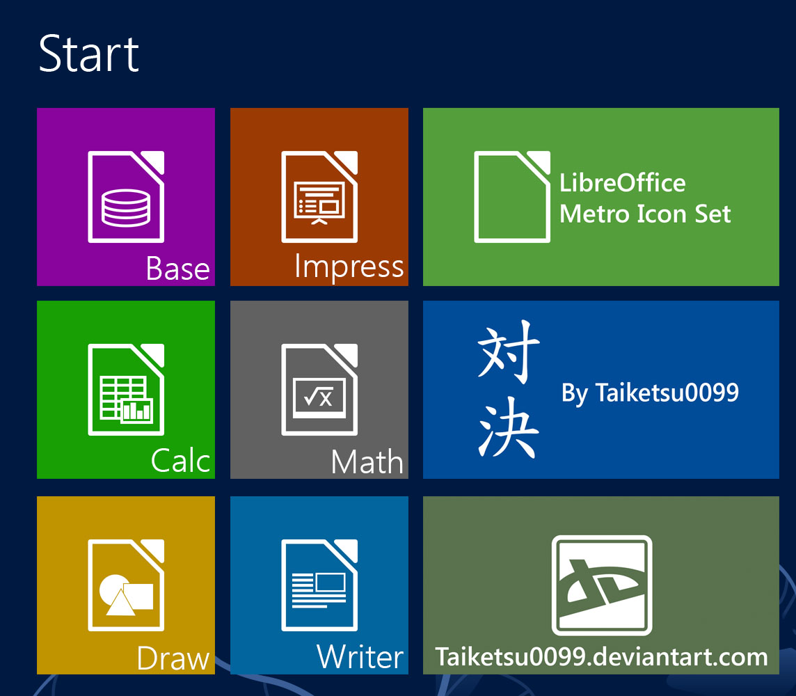 LibreOffice Metro Icons LibreOffice Metro Icons