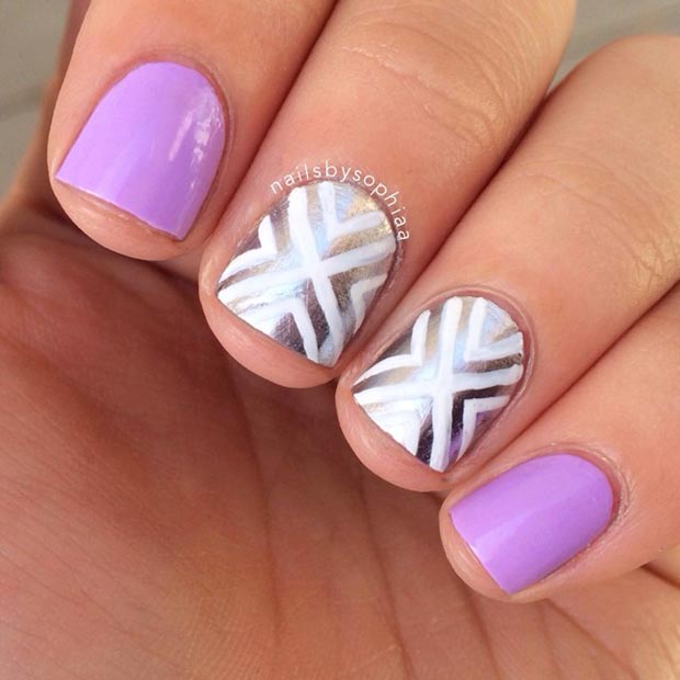 Light Purple Nail Designs