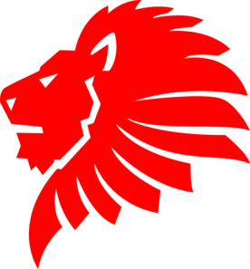 Lion Head Silhouette Clip Art