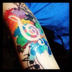 Love Music Tattoo Colors