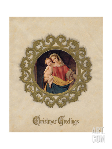 Madonna Religious Christmas Cards