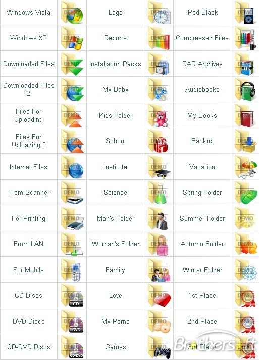 Microsoft Windows Folder Icons