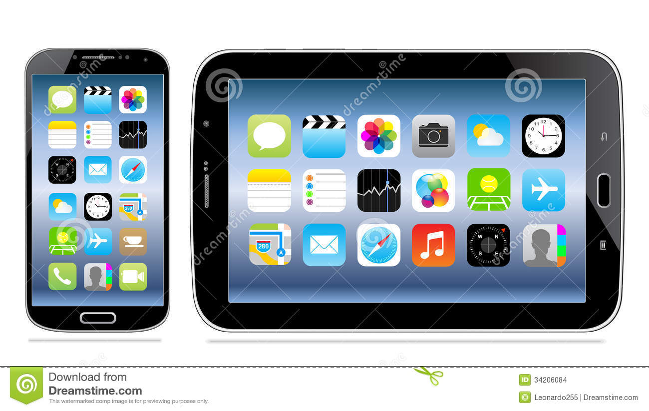 Mobile Phone and Tablet Icon