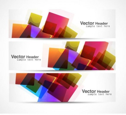 Modern Banner Vector Graphics