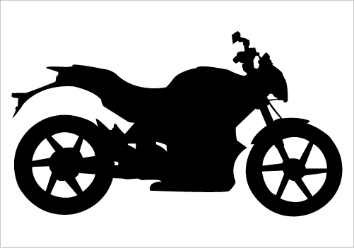 Motorbike Silhouette Vector