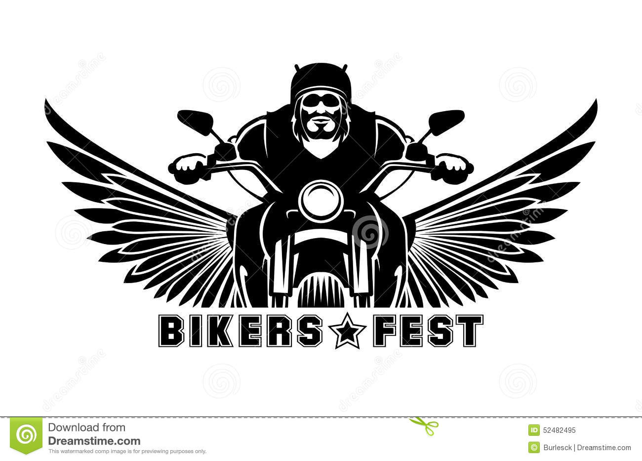 Motorcycle Club Logo Vector