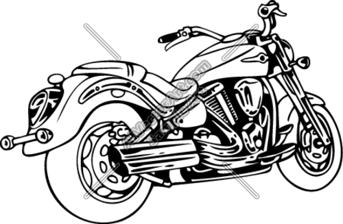 Motorcycle Motor Clip Art