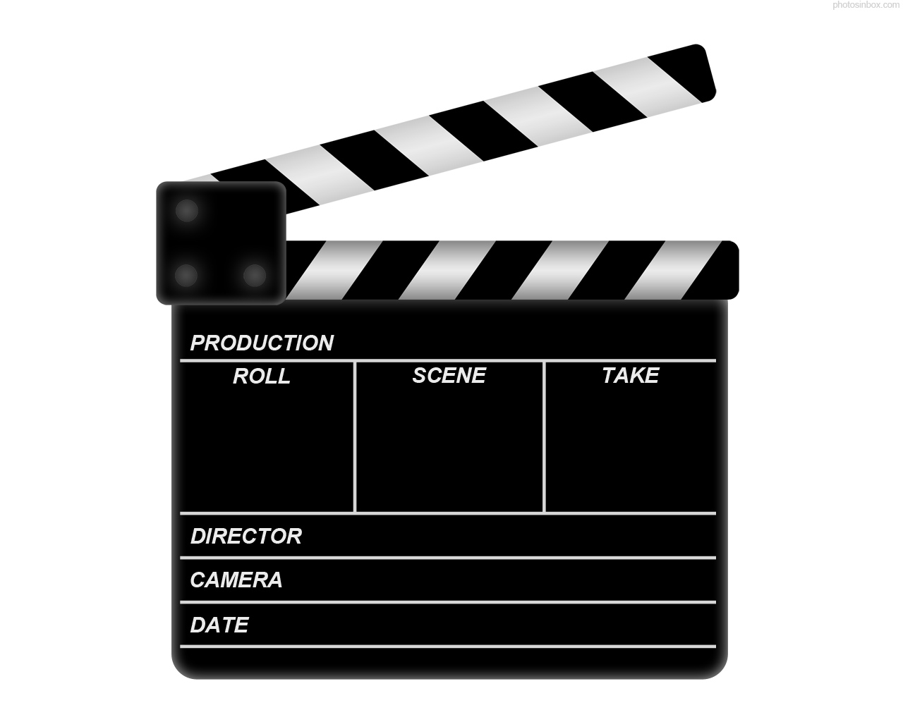 7 Movie Clapboard Icon PSD Images