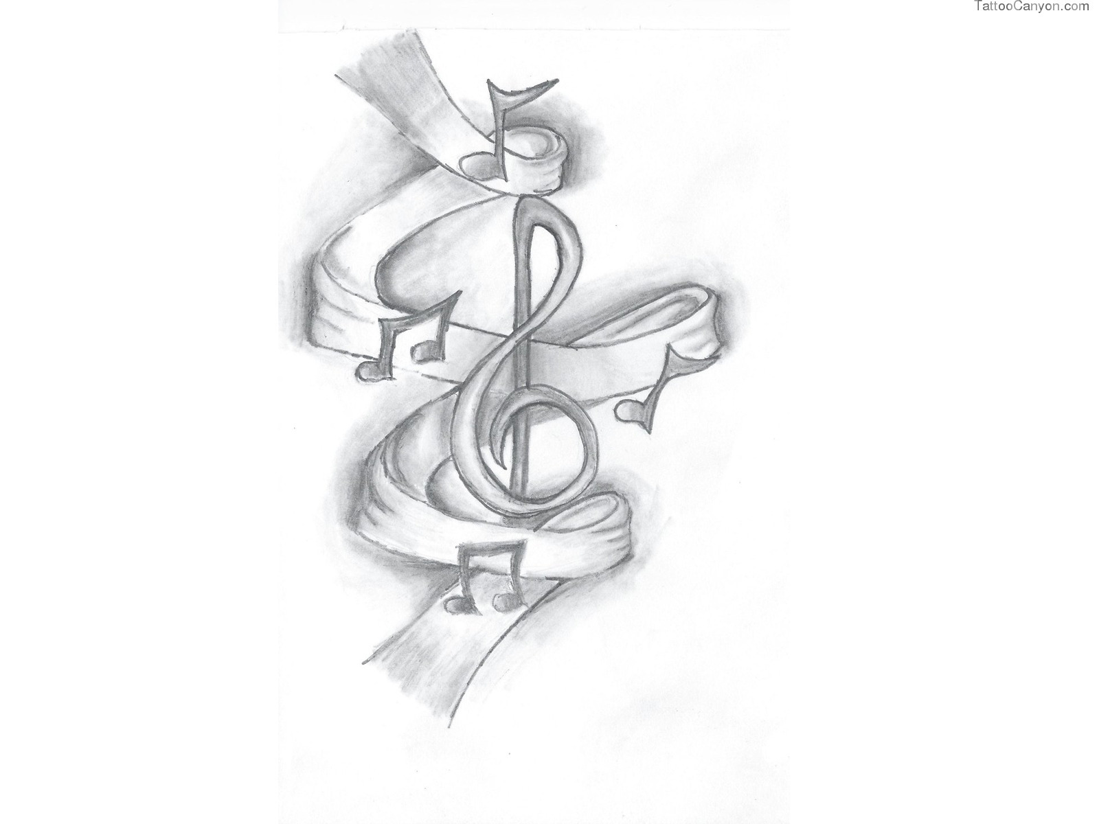 Music Note Tattoo Designs