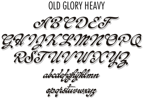 Old-Style Script Lettering Font