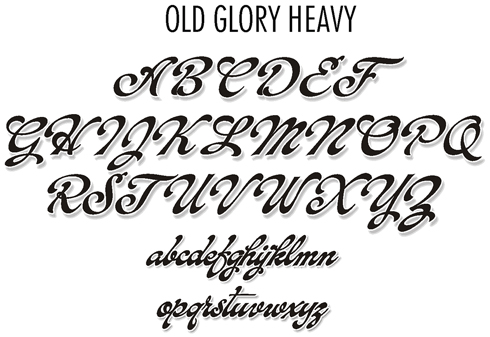 Old-Style Script Lettering Font Old-Style Script Lettering Font