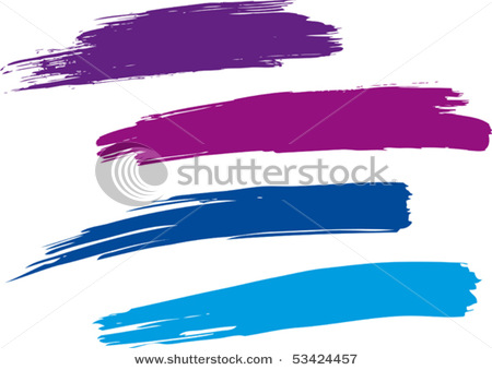 Paint Brush Strokes Vector