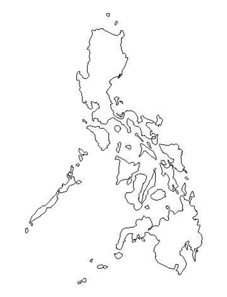 Philippines Map Outline