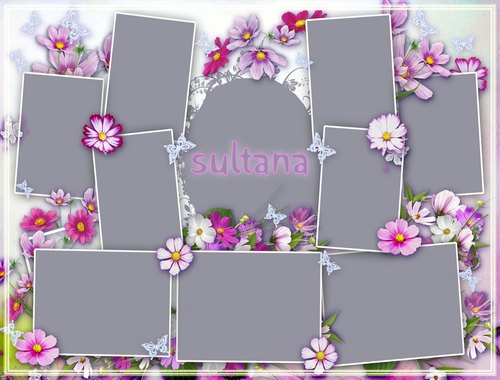 Photo Frame Collage Template PSD Photo Frame Collage Template PSD