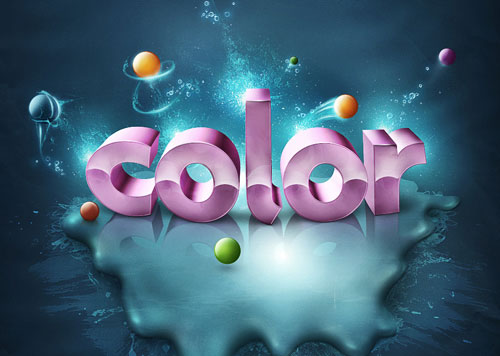 Photoshop 3D Text Effects