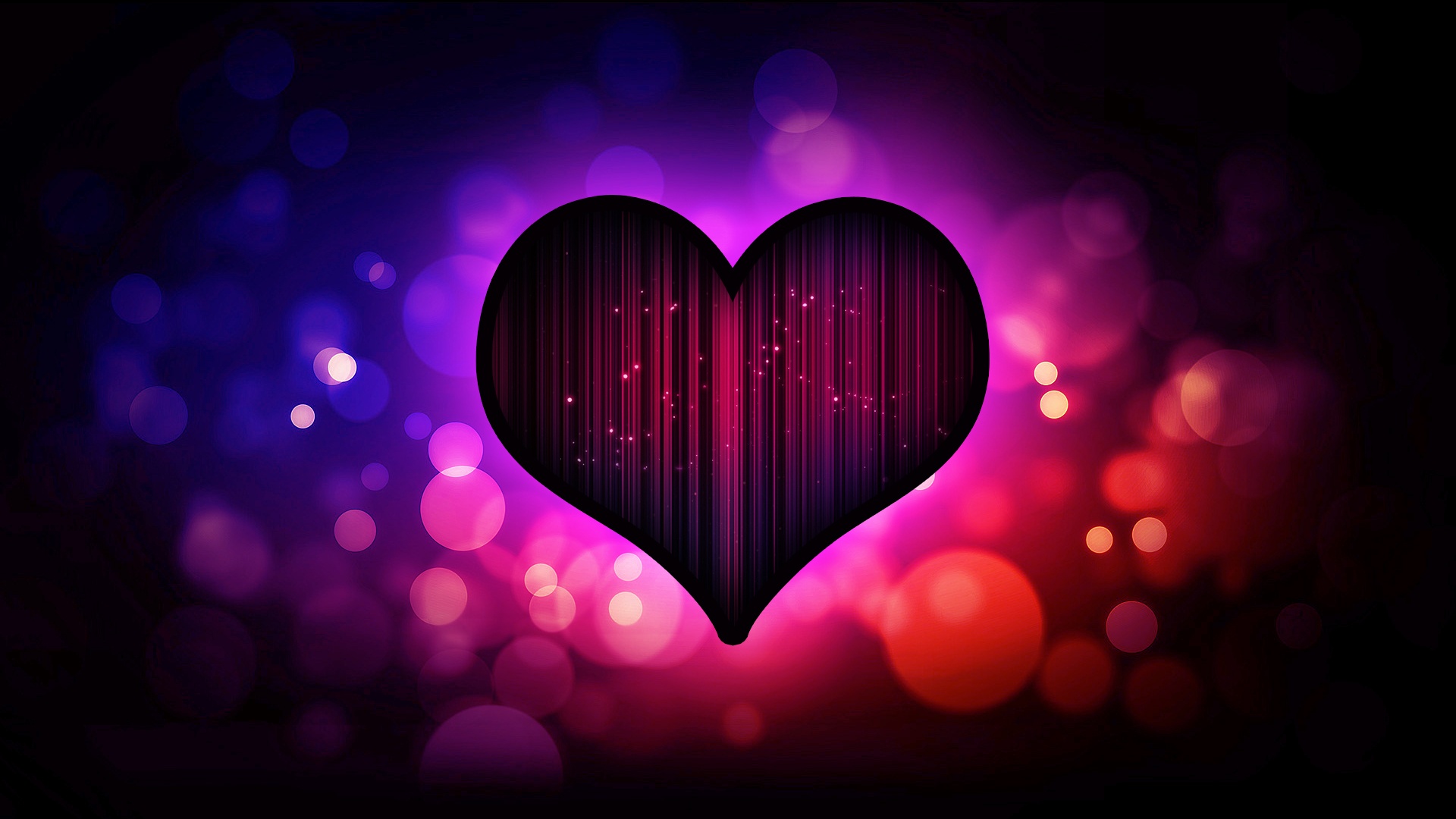 Purple Love Heart