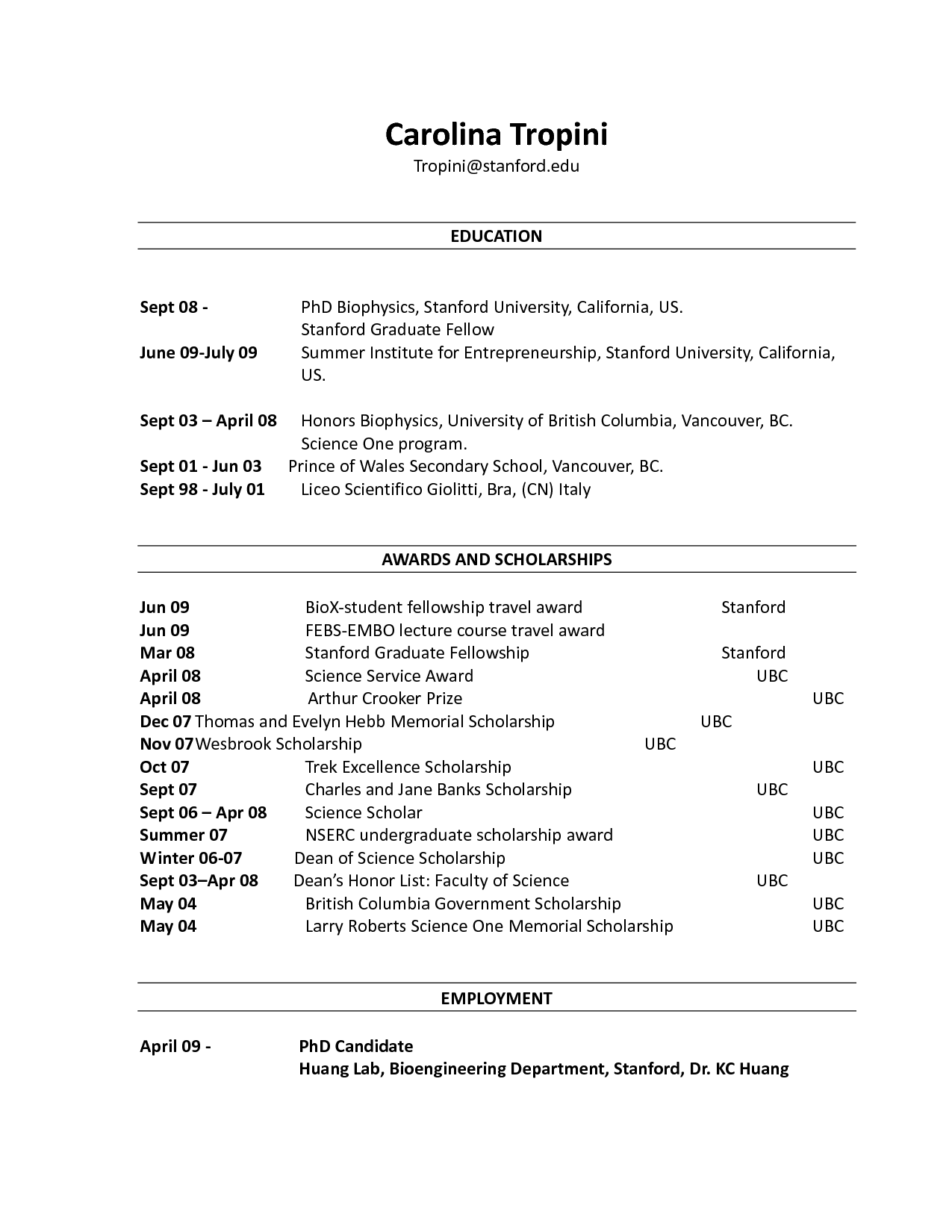 Resume Headers Samples Resume Headers Samples