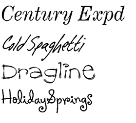 Script Handwriting Fonts