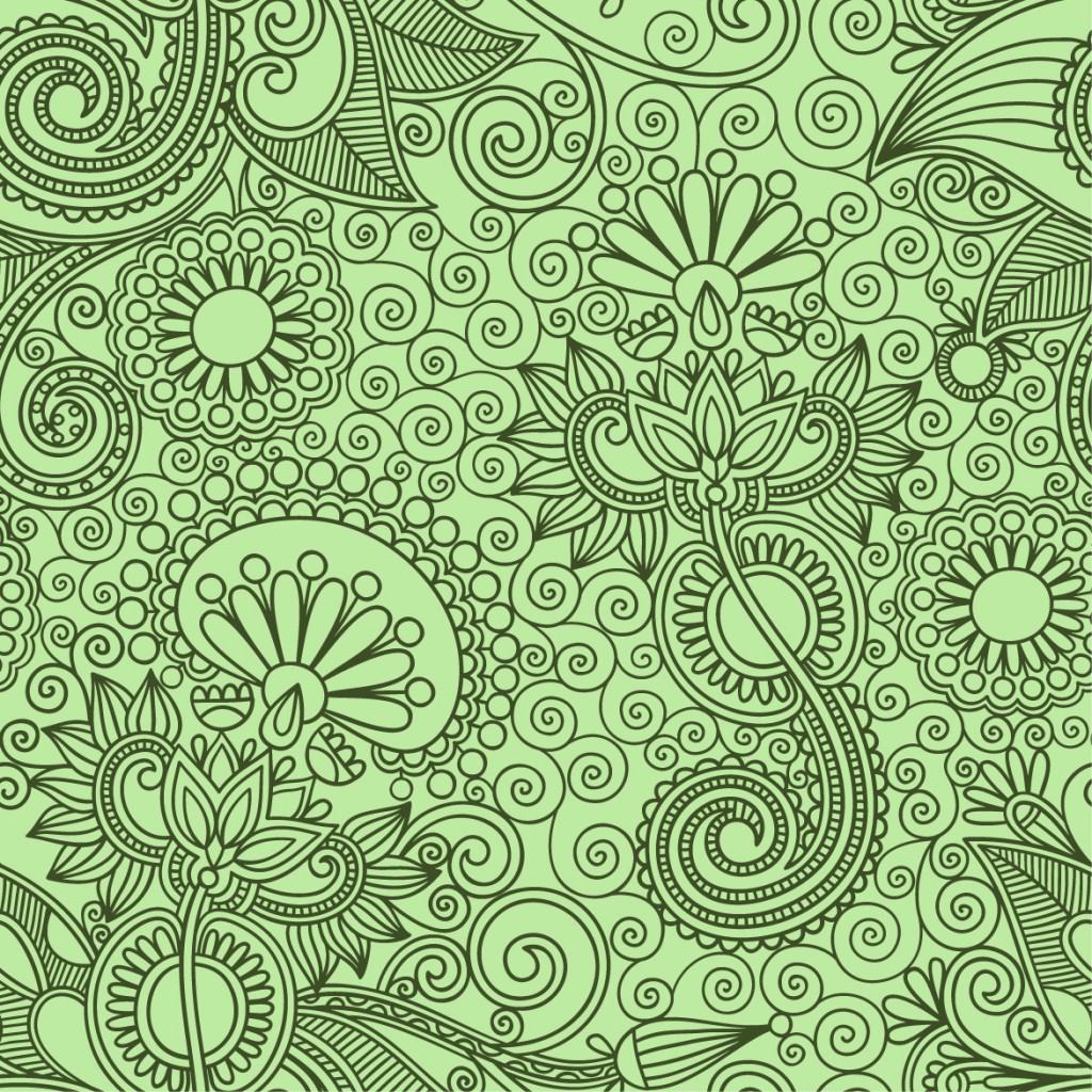 Seamless Floral Pattern Background