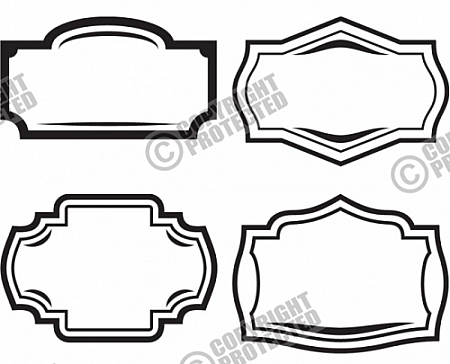 Sign Shapes Clip Art