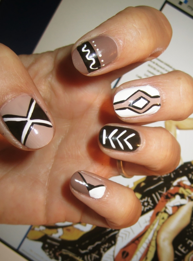 Simple Tribal Nails