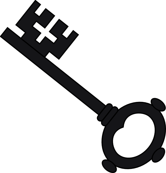 Skeleton Key Clip Art Free