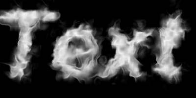 Smoke Letter Font Generator