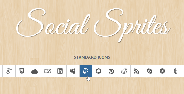 Social Icon Sprite Transparent