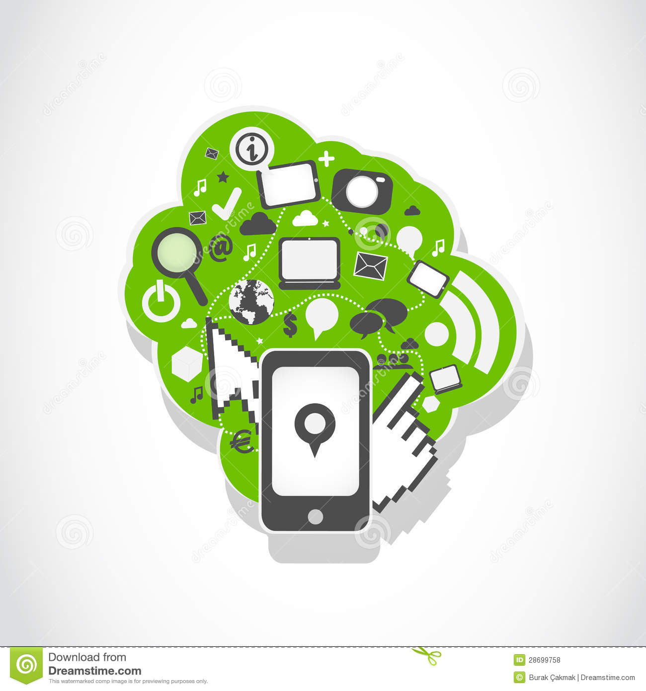 Social Media Icons Phone Social Media Icons Phone