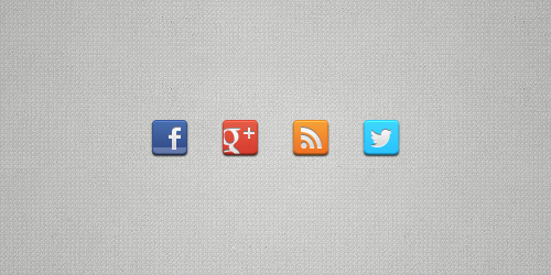 Social Media Icons Small