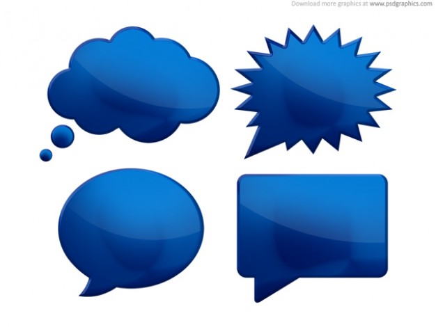 Speech Bubbles PSD