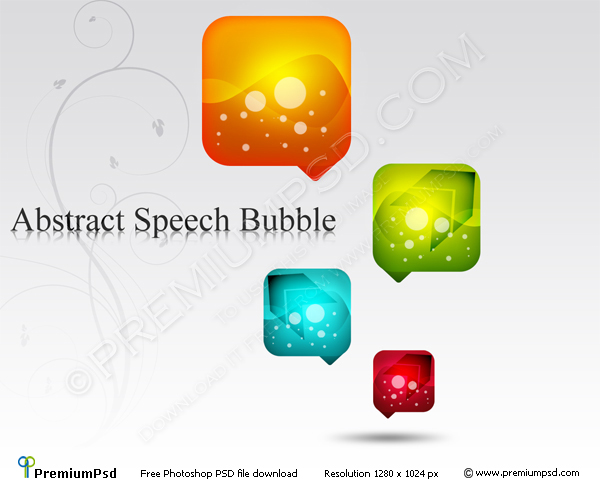 Speech Bubbles PSD