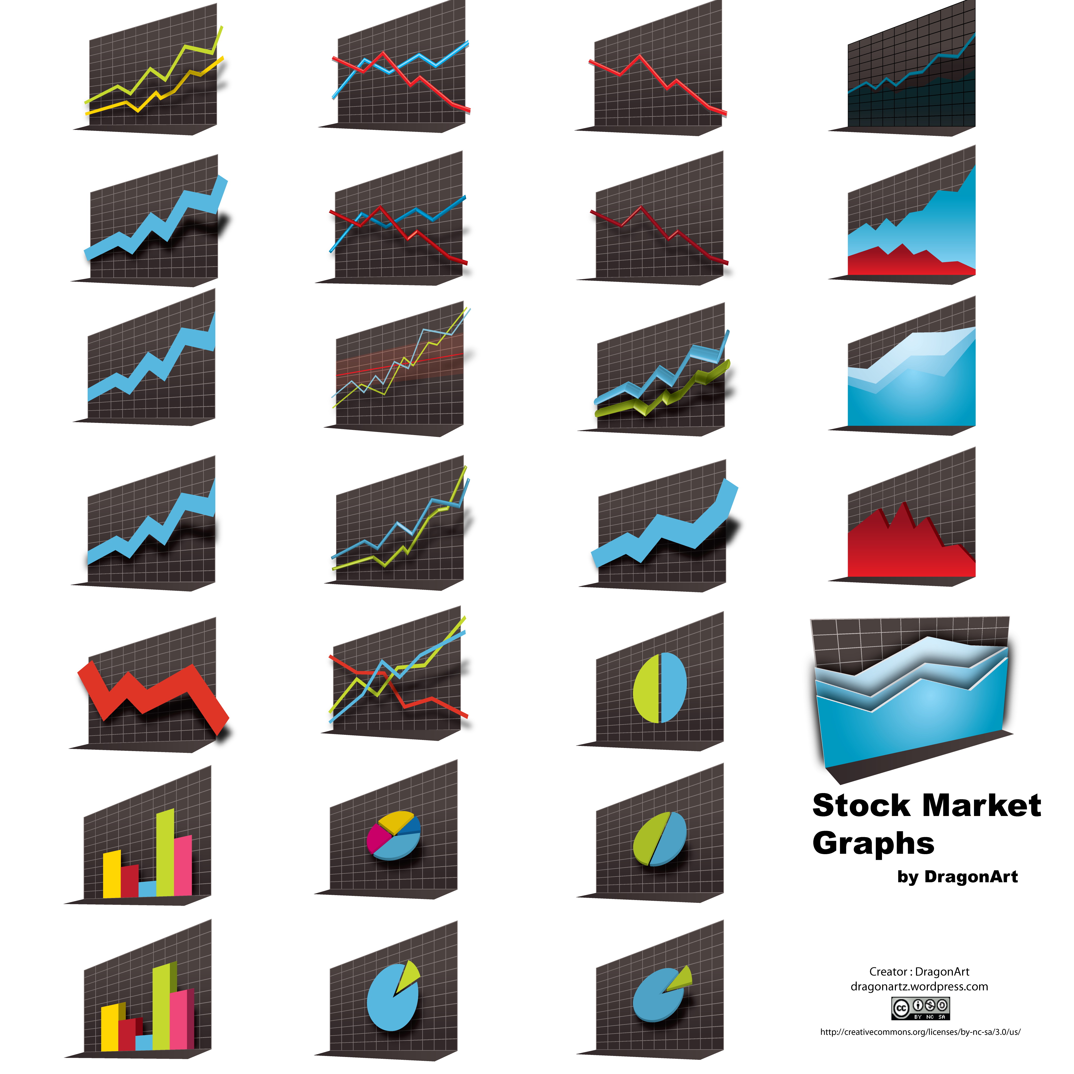 Stock Market Graph Icon