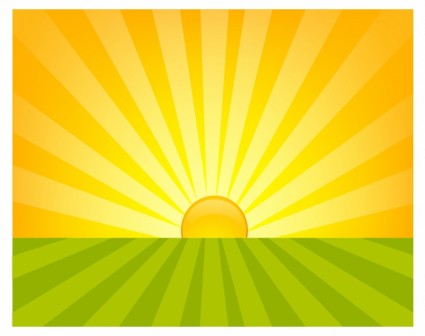 Sunrise Vector Free Download